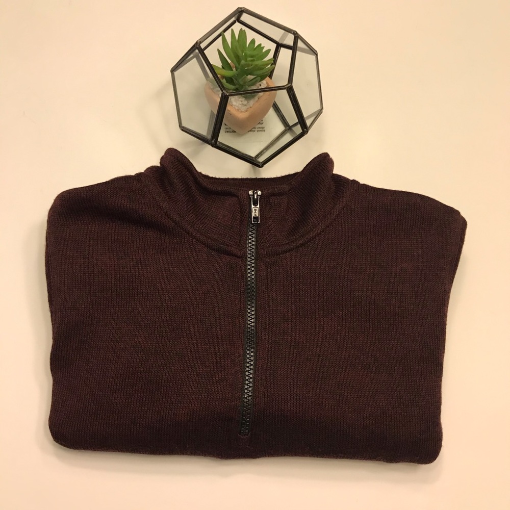 Boy’s pull over half zip sweater